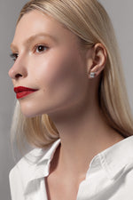 Earring Emerald Halo - 1.75 ct