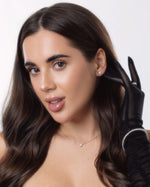 Earrings heart studs - 1 ct