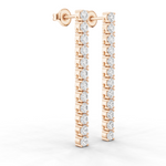 Tennis dangling drop 2 ct