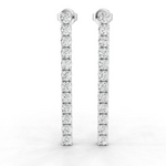 Tennis dangling drop 2 ct