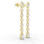 Multishape Drop Earrings - 2.5 ct