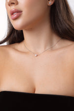 Earrings heart studs - 1 ct