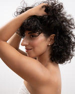 Studs round bezel - 2 ct