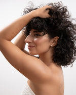 Studs round bezel - 2 ct