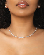 Earring 3 ct studs/3 prong