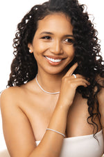 Earring 3 ct studs - 3 prong