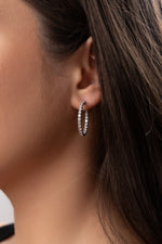 Earring In Out Hoops - 2 ct