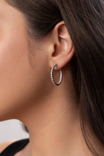 Earring In Out Hoops - 2 ct
