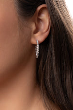 Earring In Out Hoops - 2 ct