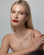 Earring Oval Halo - 2 ct