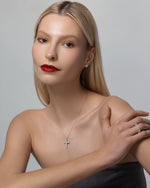 Cross Pedant 1.65 ct (0.15 ct/each)