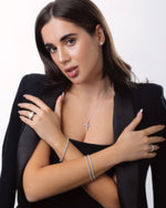 Cross Pedant 1.65 ct (0.15 ct/each)