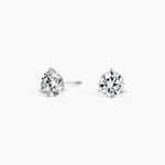 Earring 3 ct studs/3 prong