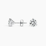 Earring 3 ct studs - 3 prong