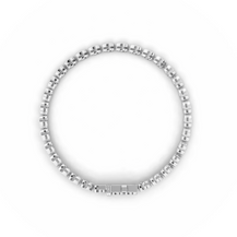 Pear bezel bracelet