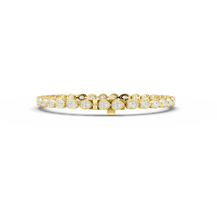 Pear bezel bracelet