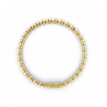 Pear bezel bracelet