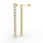 Tennis dangling drop 2 ct