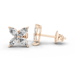 Flora earrings 0.75 ct