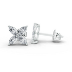 Flora earrings 0.75 ct