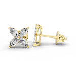 Flora earrings 0.75 ct
