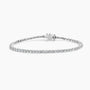 Tennis bracelet 4 prongs