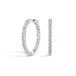 Earring In Out Hoops 2 ct