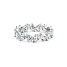 Pear Lab Grown Diamond Eternity Band - 2.8 ctw