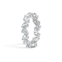 Pear Lab Grown Diamond Eternity Band - 2.8 ctw