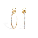 Earring Tennis Arc - 0.50 ct