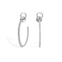 Earring Tennis Arc - 1 ct
