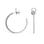 Earring Tennis Arc - 0.50 ct