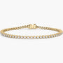 Tennis bracelet 4 prongs