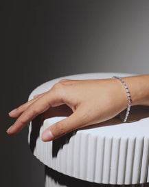 Multishape tennis bracelet
